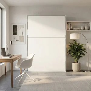 Schrankbett Betty Vertikal im modernen Home-Office Design von lovva
