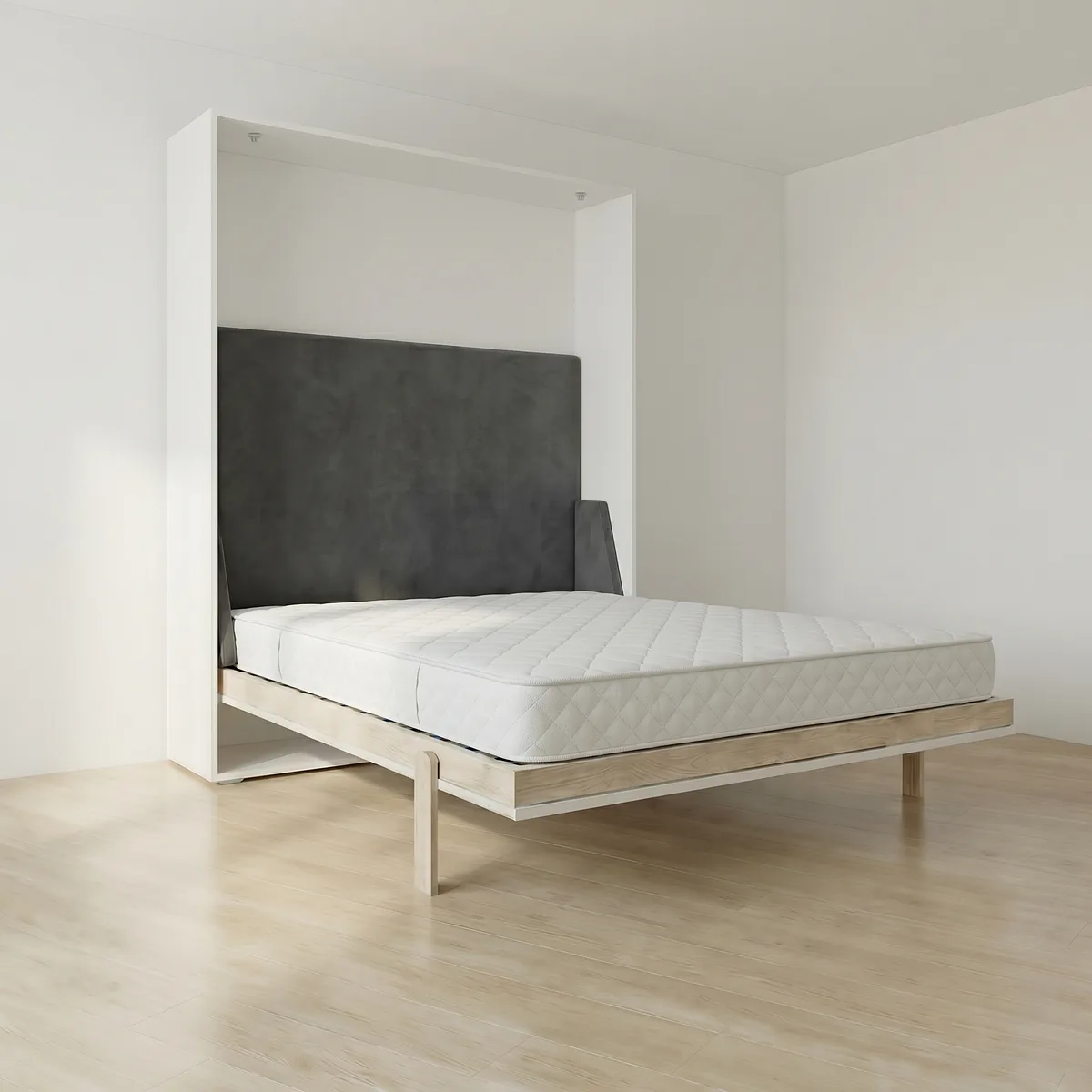 Ausgeklapptes Schrankbett Metropole Vertikal ohne Sofa mit Matratze от lovva