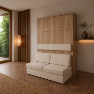 Schrankbett mit Sofa Axiom SV im Interieur
