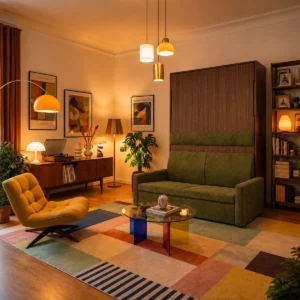 Schrankbett mit Sofa Endurance Vertikal