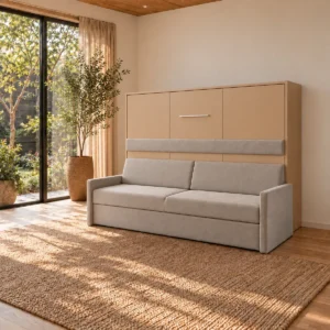 Schrankbett mit Sofa BigCity SH im Interieur