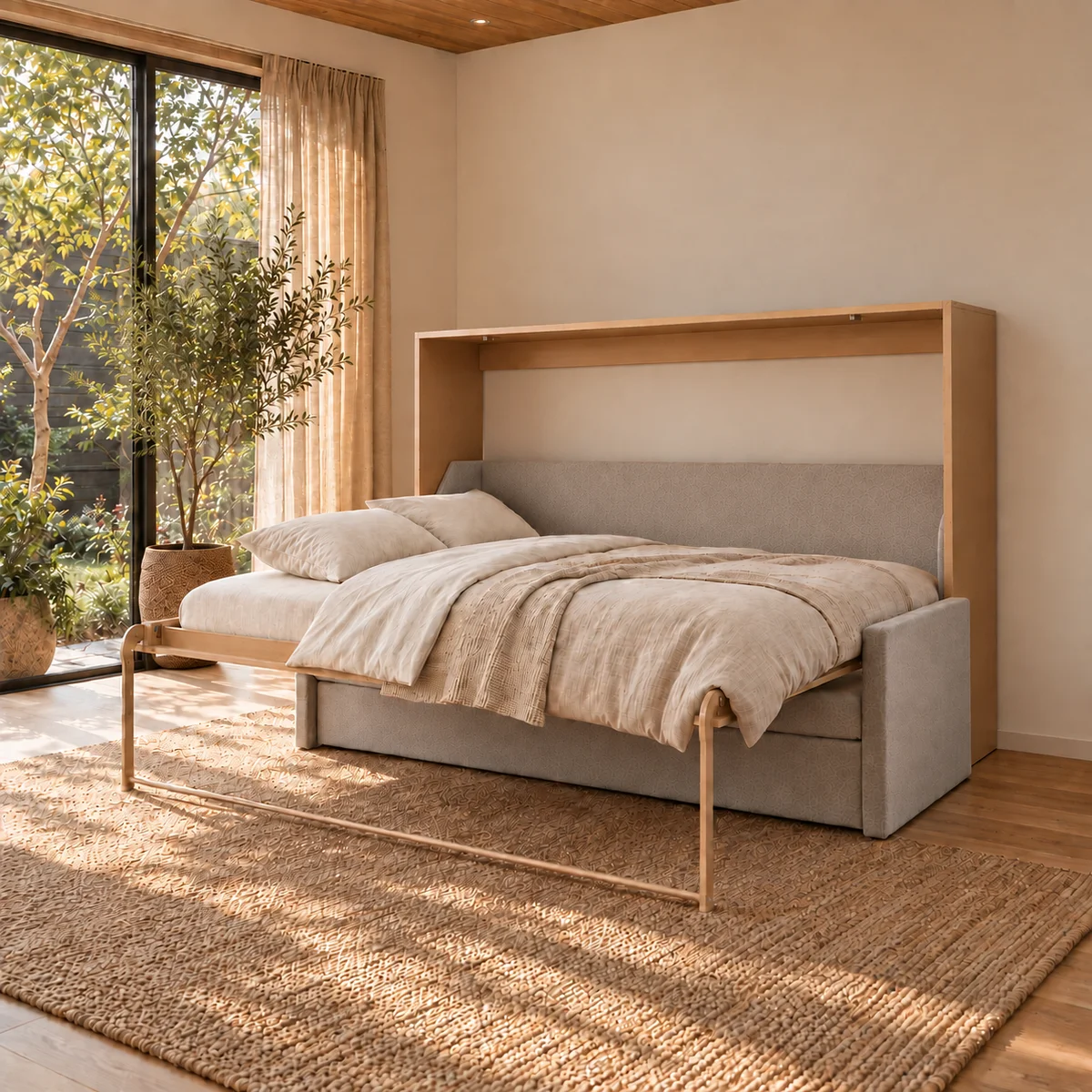 Schrankbett mit Sofa BigCity SH mit Matratze