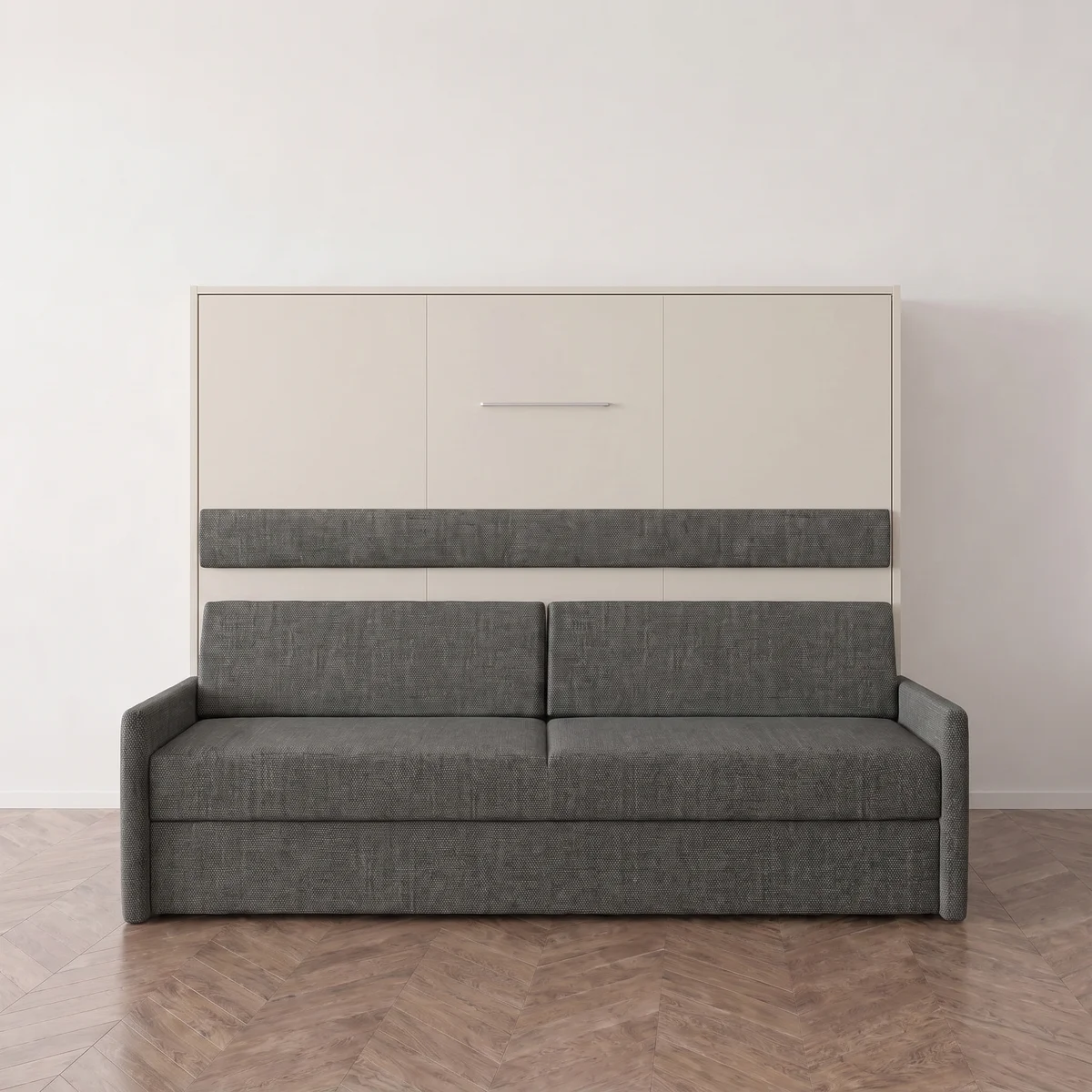 Schrankbett mit Sofa BigCity SH geschlossen